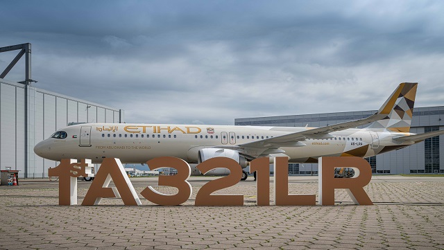 First Etihad Airbus A321 Lr 3
